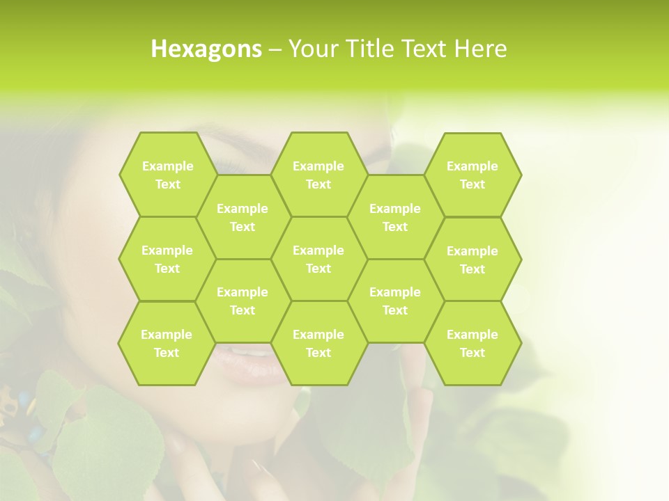 Design Female Treatment PowerPoint Template