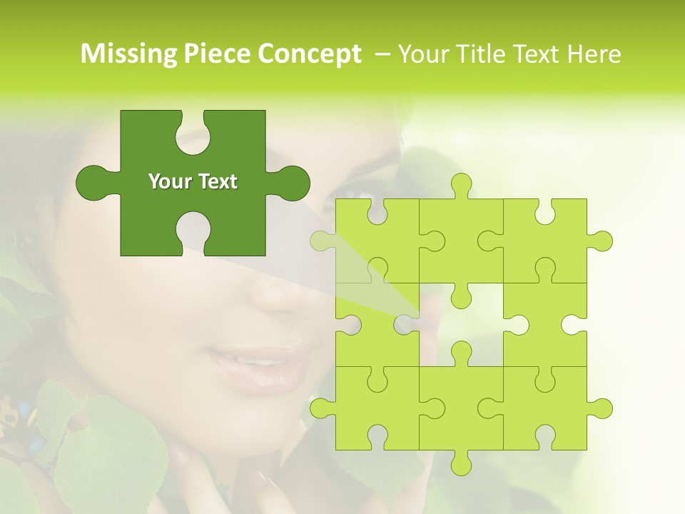 Design Female Treatment PowerPoint Template