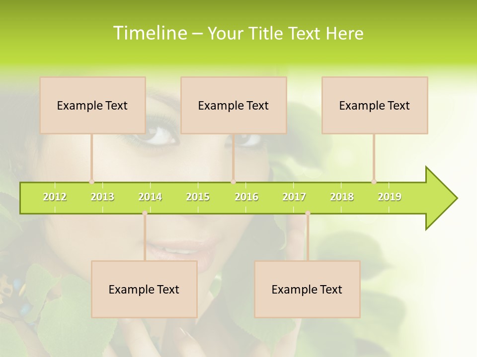 Design Female Treatment PowerPoint Template