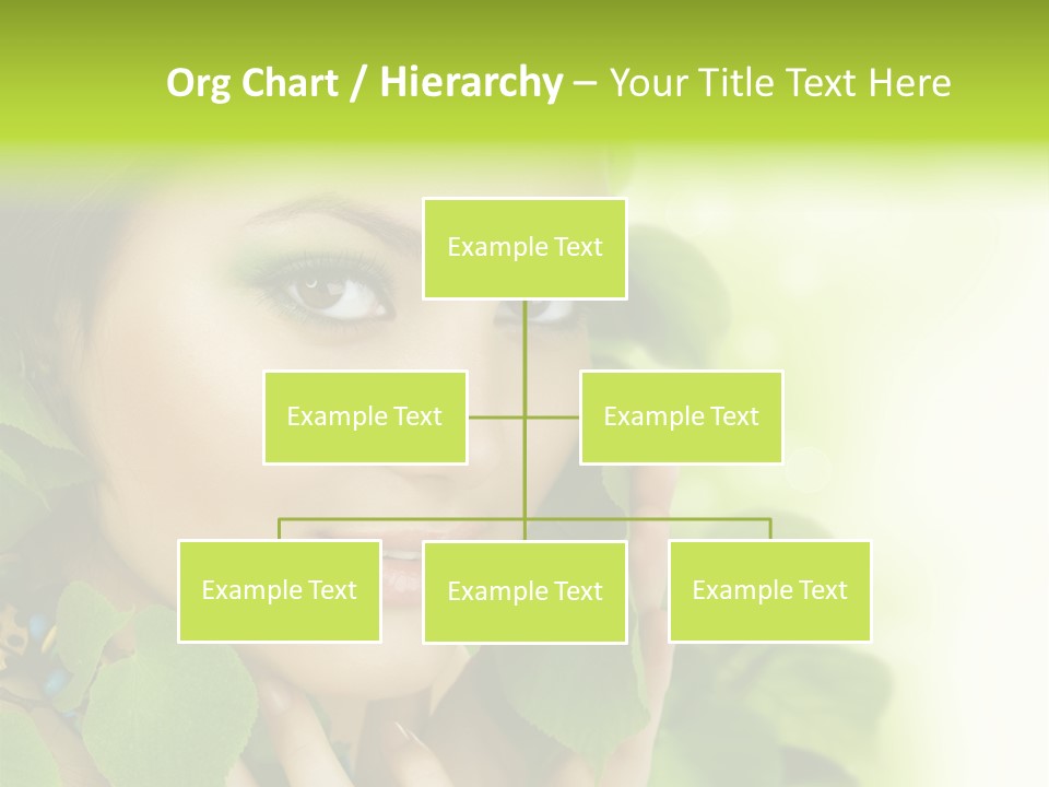 Design Female Treatment PowerPoint Template