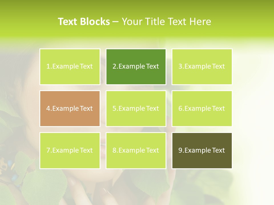 Design Female Treatment PowerPoint Template