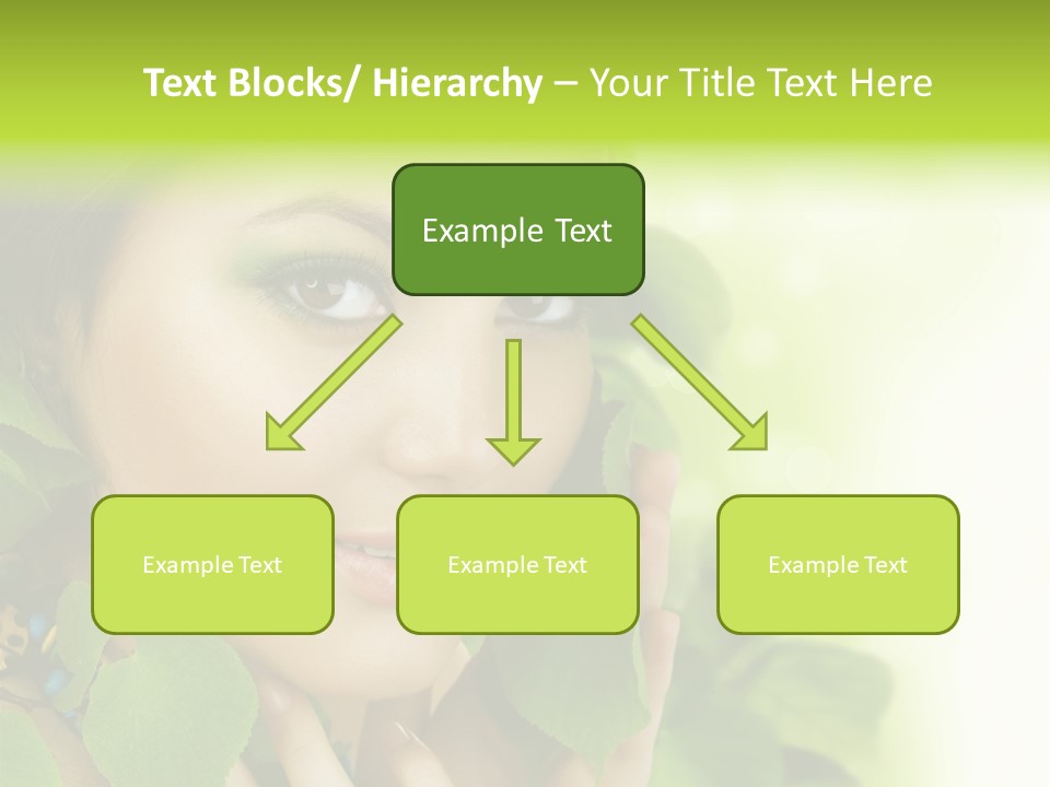 Design Female Treatment PowerPoint Template