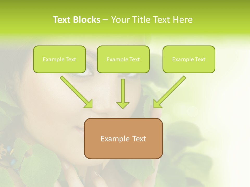 Design Female Treatment PowerPoint Template