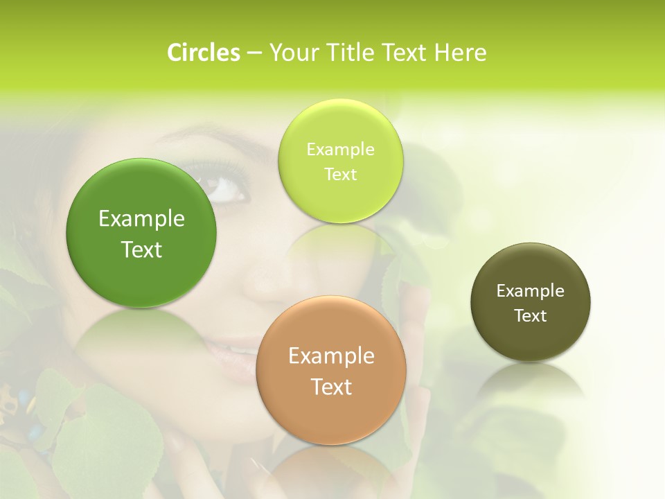 Design Female Treatment PowerPoint Template