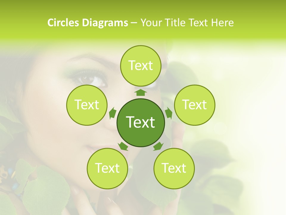 Design Female Treatment PowerPoint Template