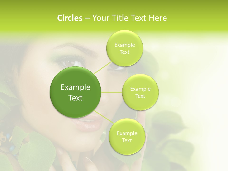 Design Female Treatment PowerPoint Template