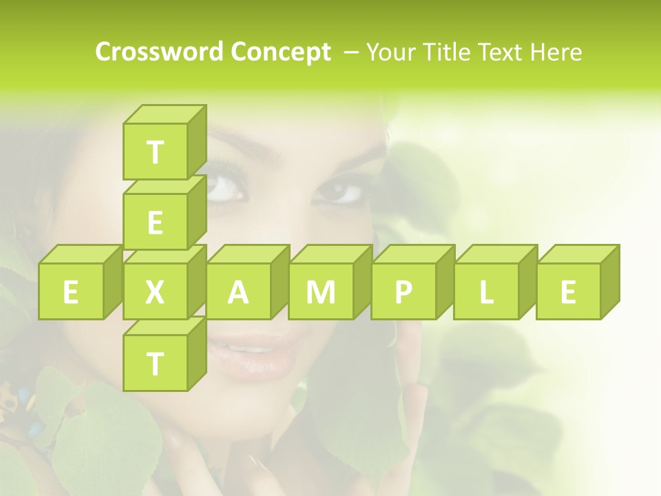 Design Female Treatment PowerPoint Template