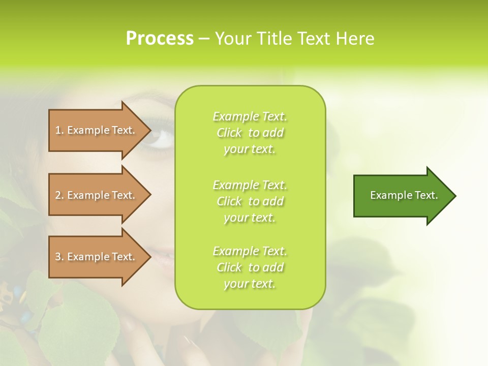 Design Female Treatment PowerPoint Template