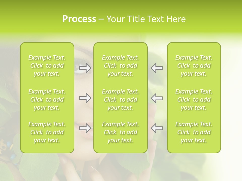 Design Female Treatment PowerPoint Template