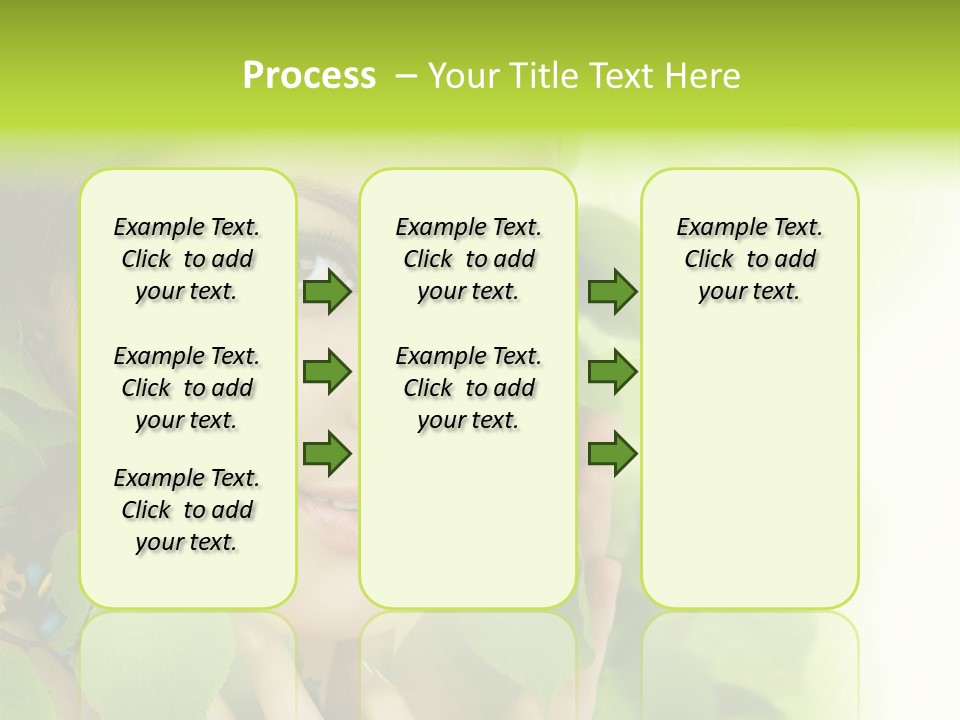 Design Female Treatment PowerPoint Template