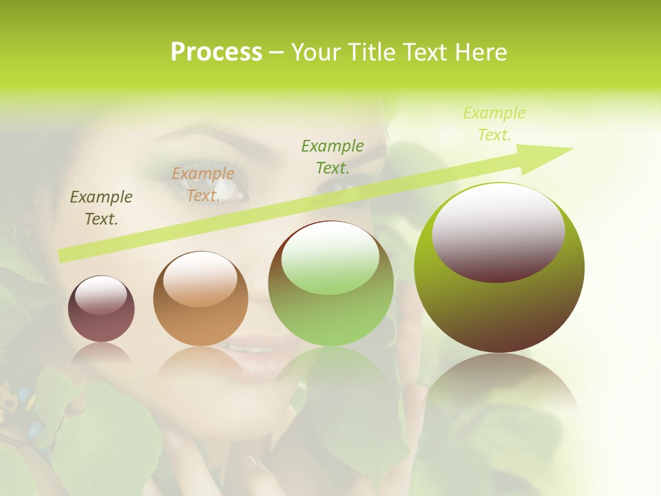 Design Female Treatment PowerPoint Template