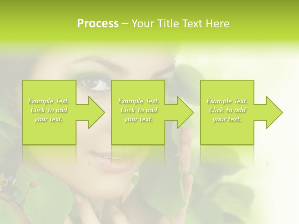 Design Female Treatment PowerPoint Template