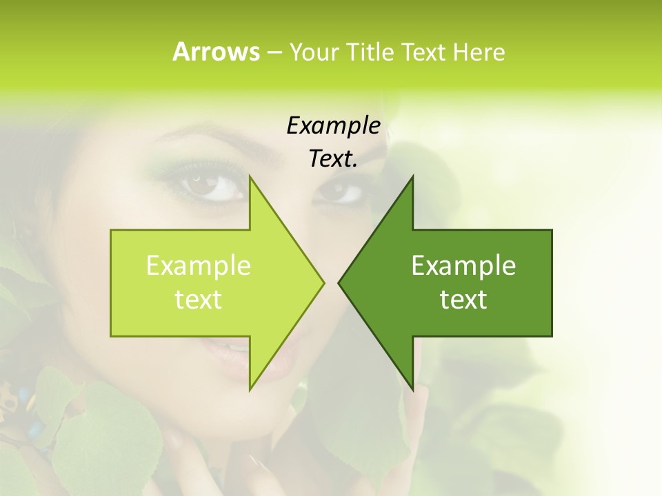 Design Female Treatment PowerPoint Template