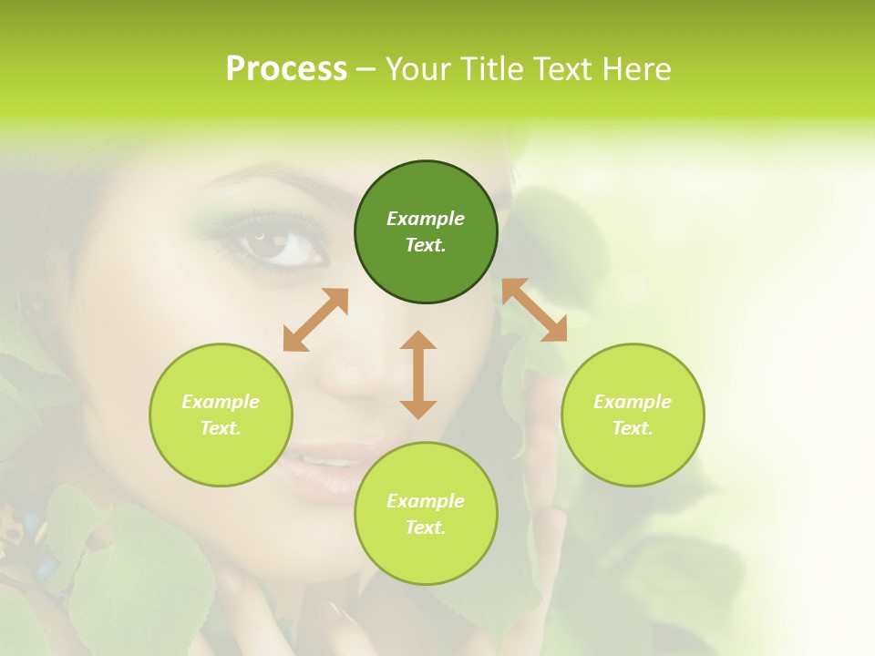 Design Female Treatment PowerPoint Template