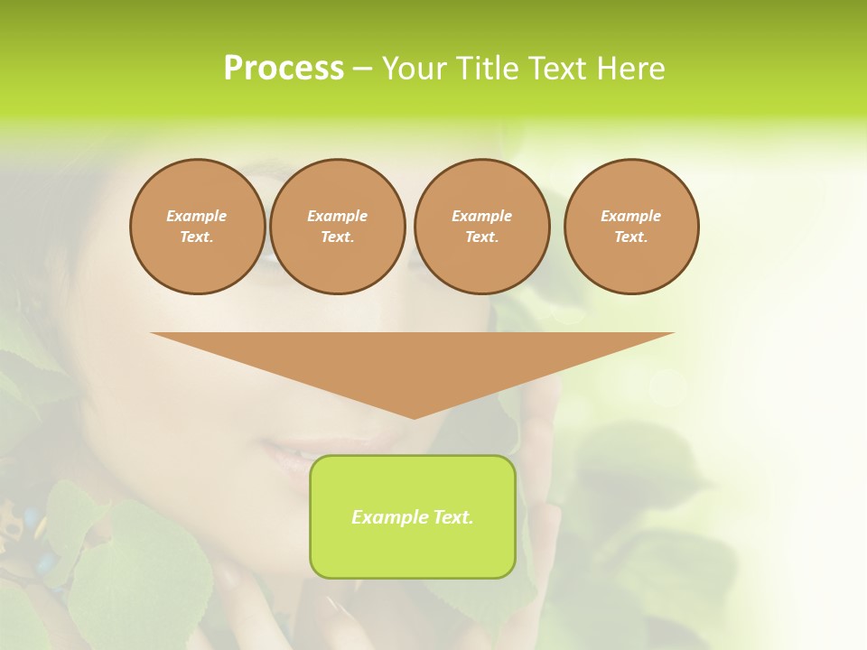 Design Female Treatment PowerPoint Template