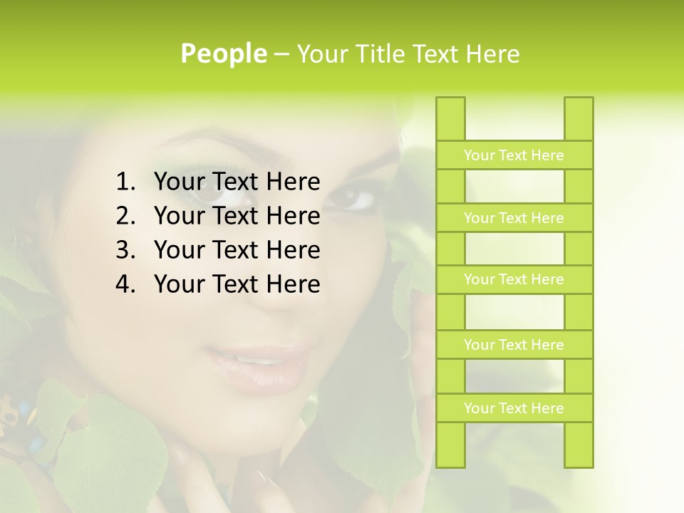 Design Female Treatment PowerPoint Template