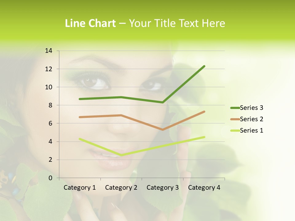 Design Female Treatment PowerPoint Template