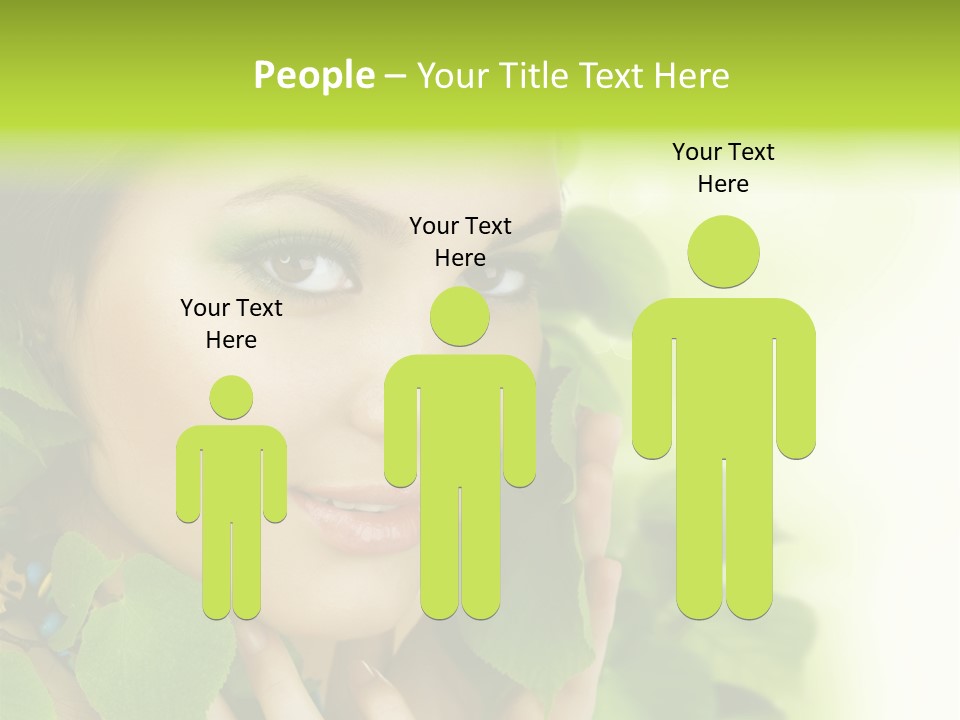 Design Female Treatment PowerPoint Template