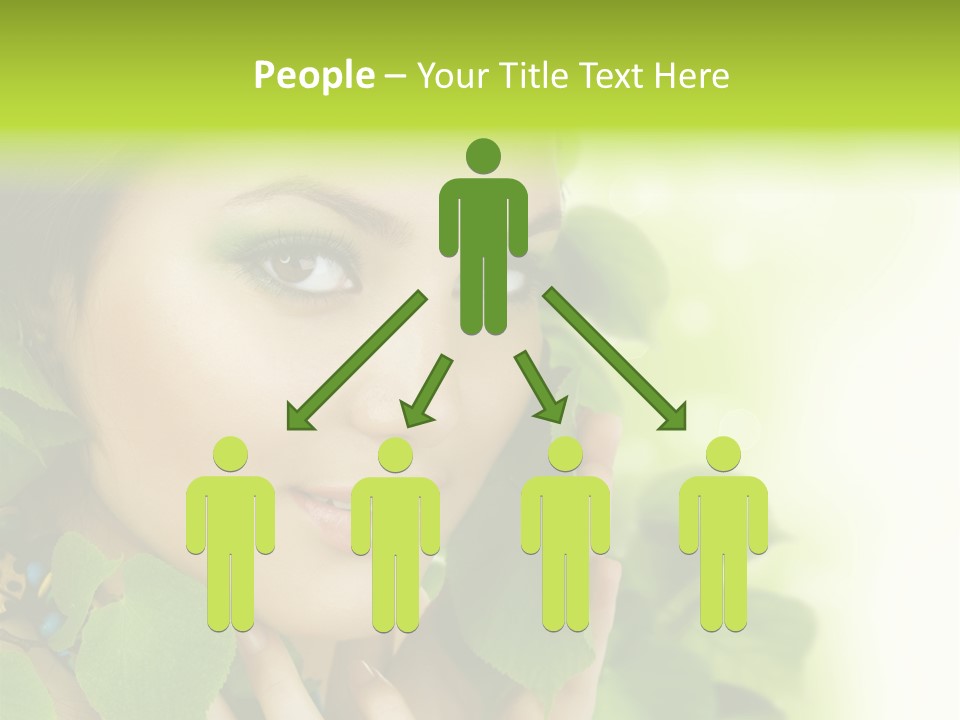 Design Female Treatment PowerPoint Template