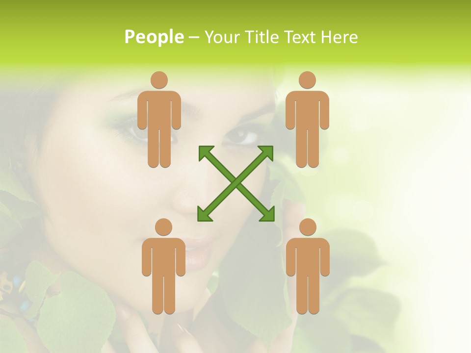 Design Female Treatment PowerPoint Template