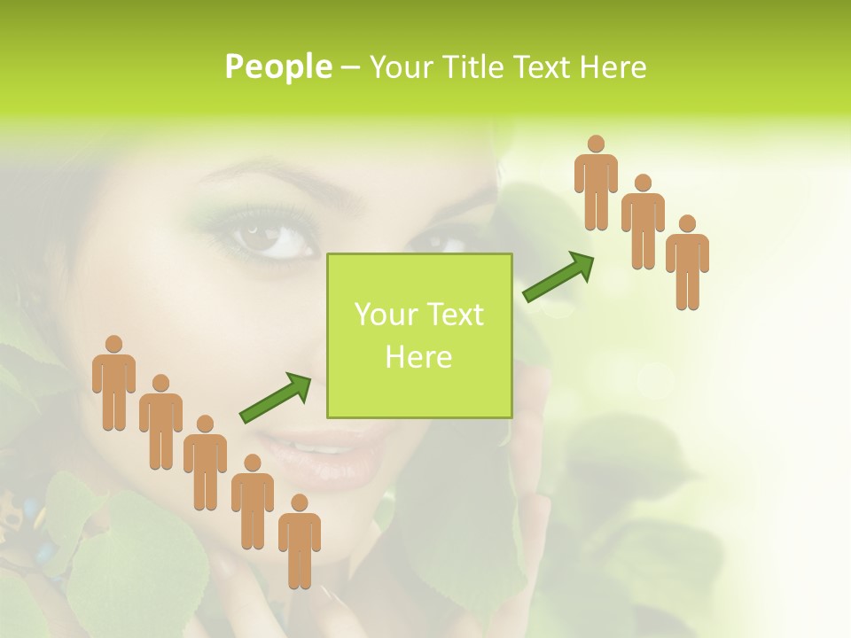 Design Female Treatment PowerPoint Template