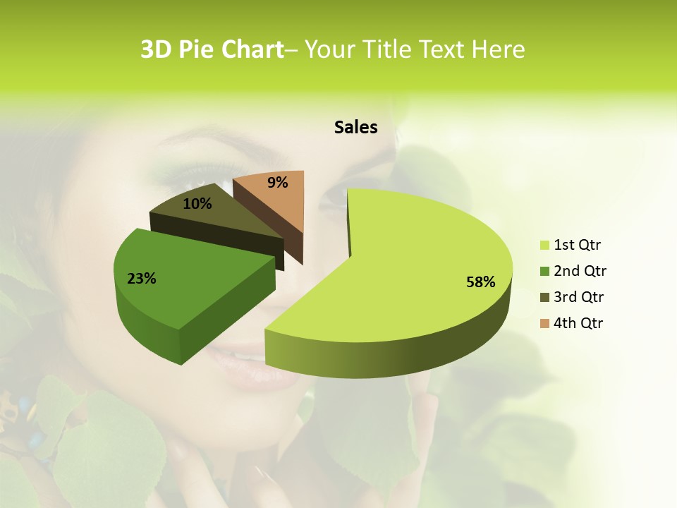 Design Female Treatment PowerPoint Template