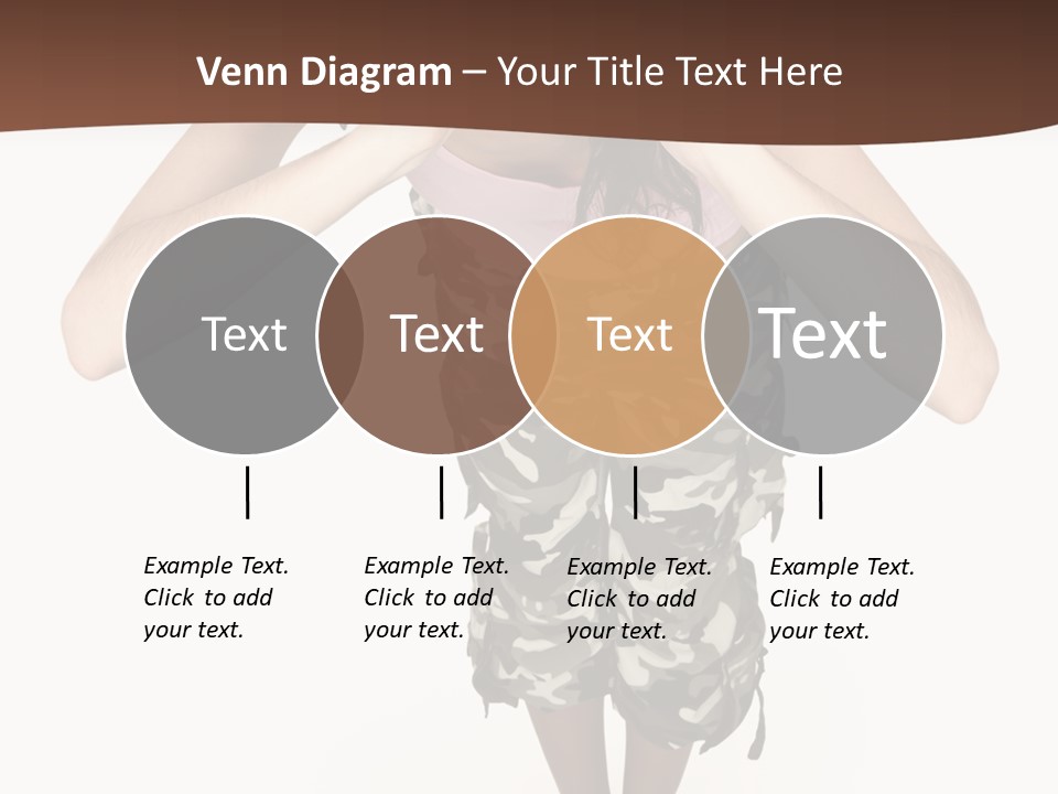 White Hair Body PowerPoint Template