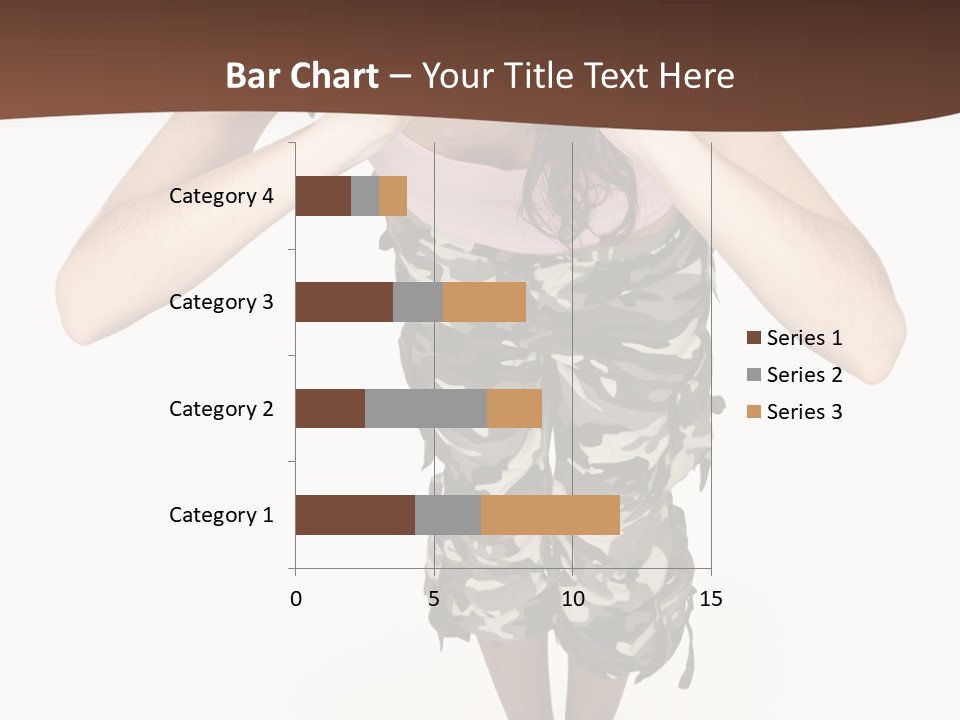 White Hair Body PowerPoint Template