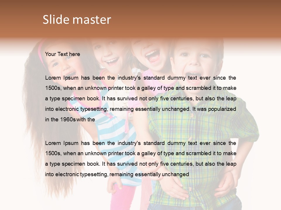 Fun Joy Friends PowerPoint Template