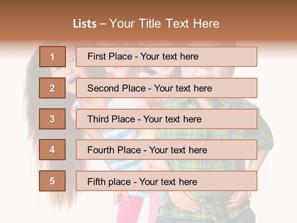 Fun Joy Friends PowerPoint Template