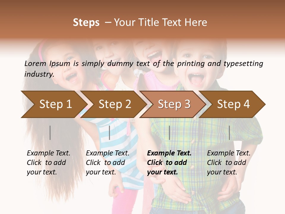 Fun Joy Friends PowerPoint Template