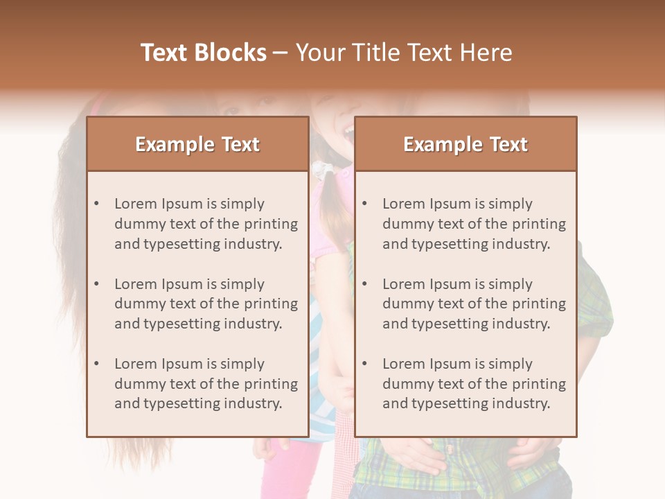 Fun Joy Friends PowerPoint Template