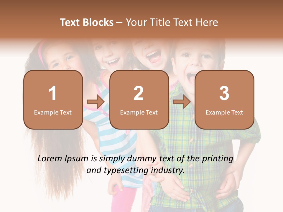 Fun Joy Friends PowerPoint Template