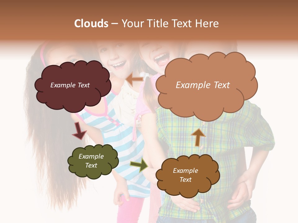 Fun Joy Friends PowerPoint Template