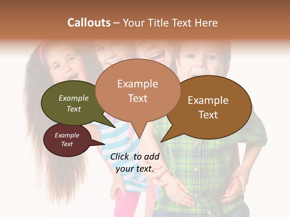 Fun Joy Friends PowerPoint Template