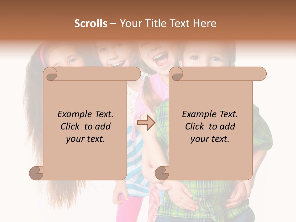 Fun Joy Friends PowerPoint Template