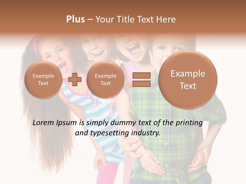 Fun Joy Friends PowerPoint Template