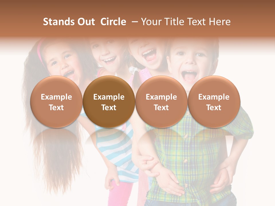 Fun Joy Friends PowerPoint Template