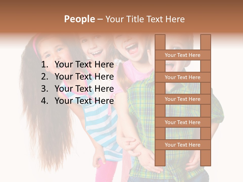 Fun Joy Friends PowerPoint Template