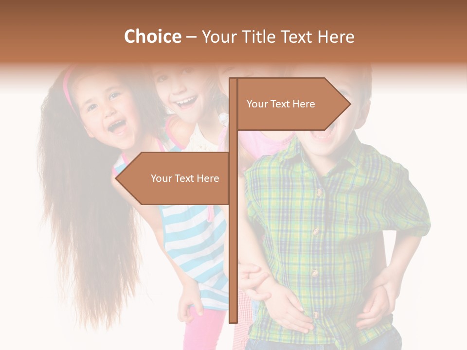 Fun Joy Friends PowerPoint Template