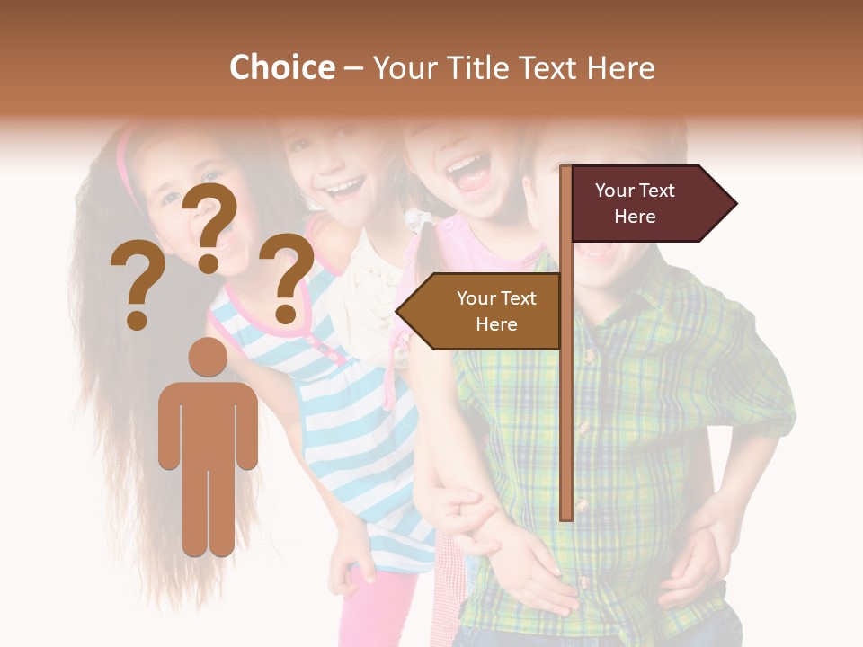 Fun Joy Friends PowerPoint Template