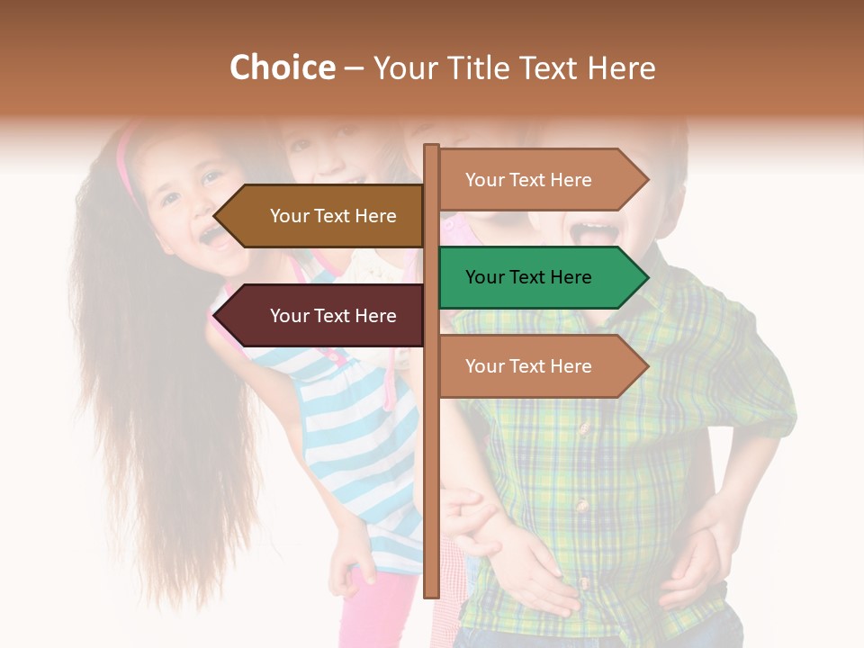 Fun Joy Friends PowerPoint Template