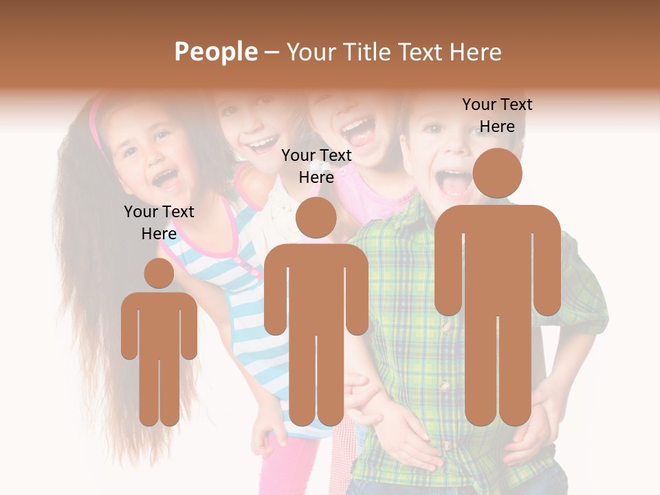 Fun Joy Friends PowerPoint Template