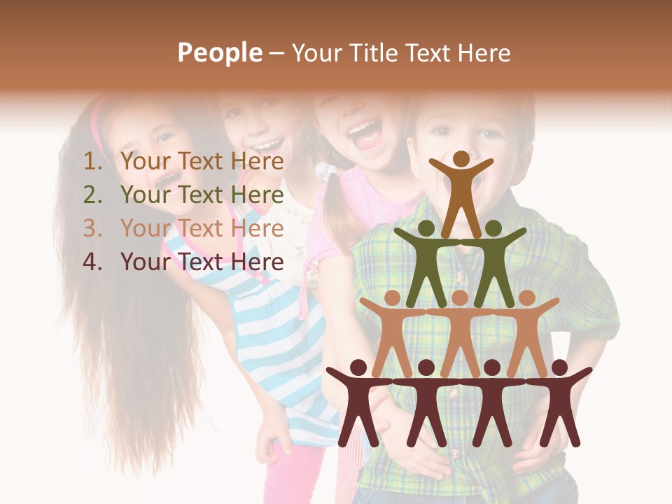 Fun Joy Friends PowerPoint Template