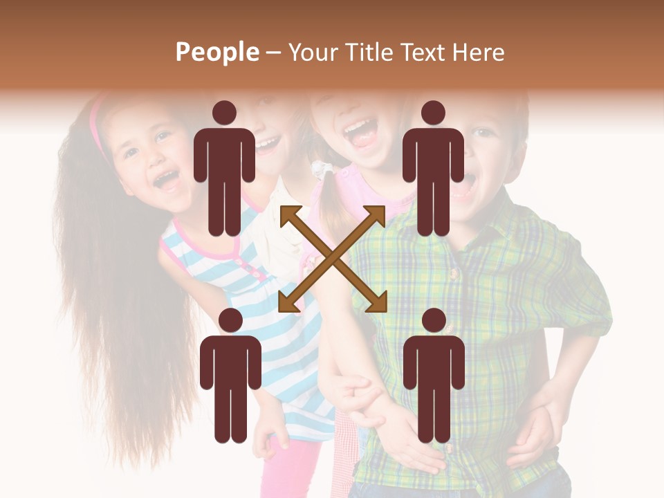 Fun Joy Friends PowerPoint Template