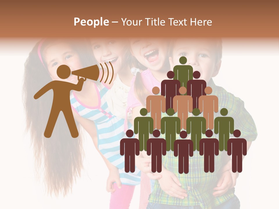 Fun Joy Friends PowerPoint Template