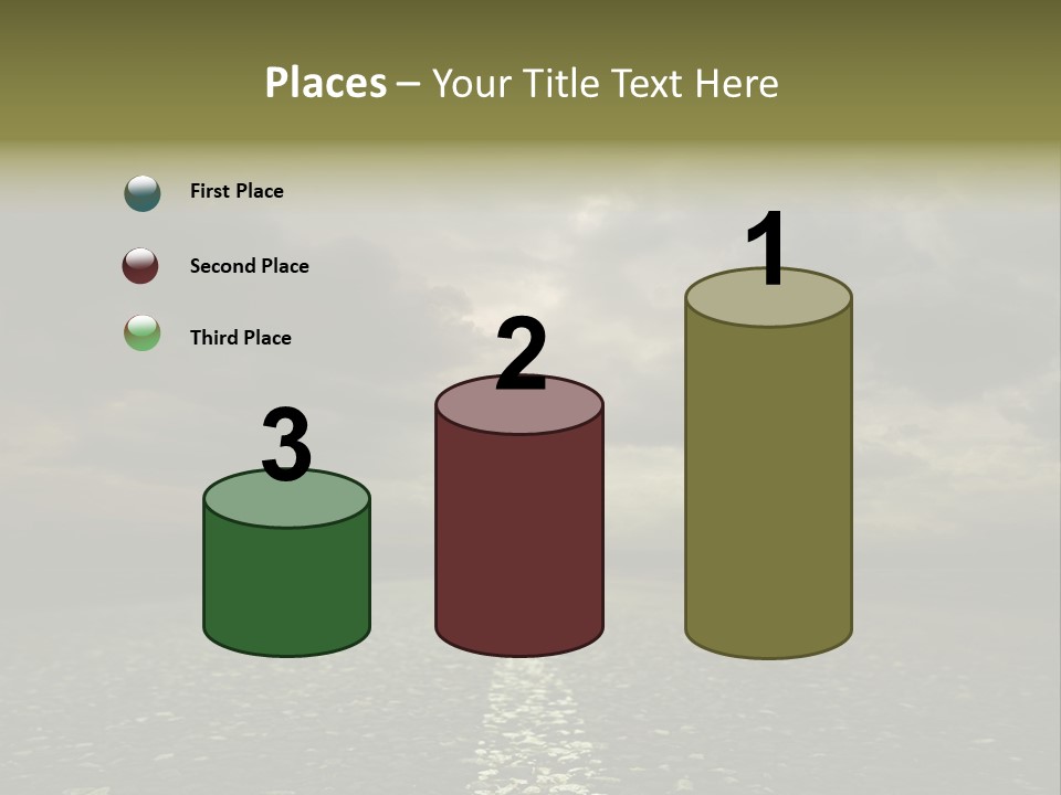 Nature Dark Empty PowerPoint Template