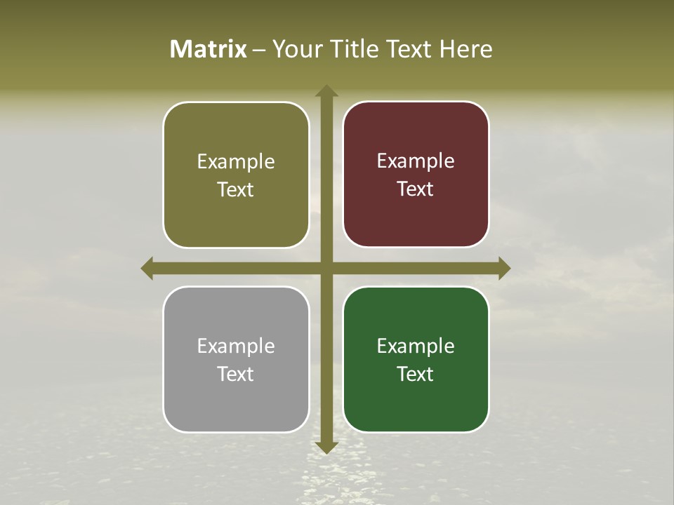 Nature Dark Empty PowerPoint Template