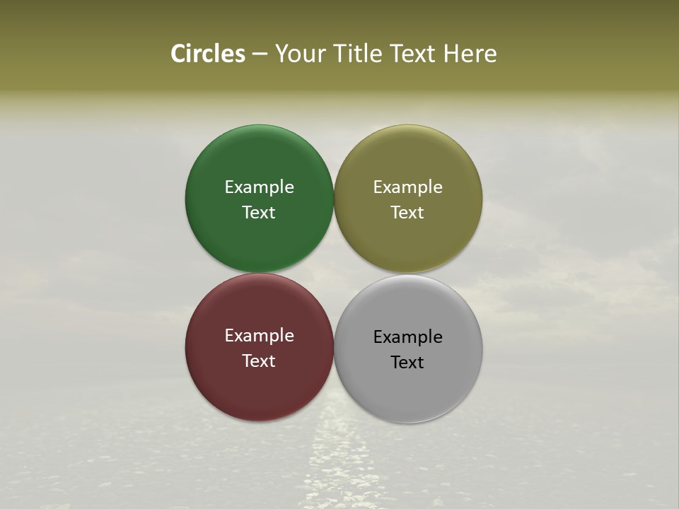 Nature Dark Empty PowerPoint Template