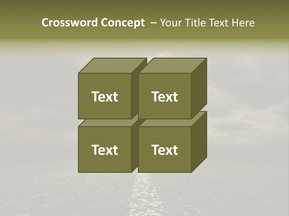 Nature Dark Empty PowerPoint Template